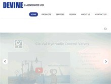 Tablet Screenshot of devineassoc.com